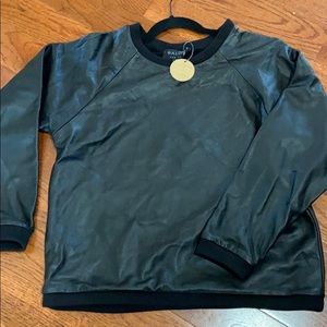 Waldrip leather pullover